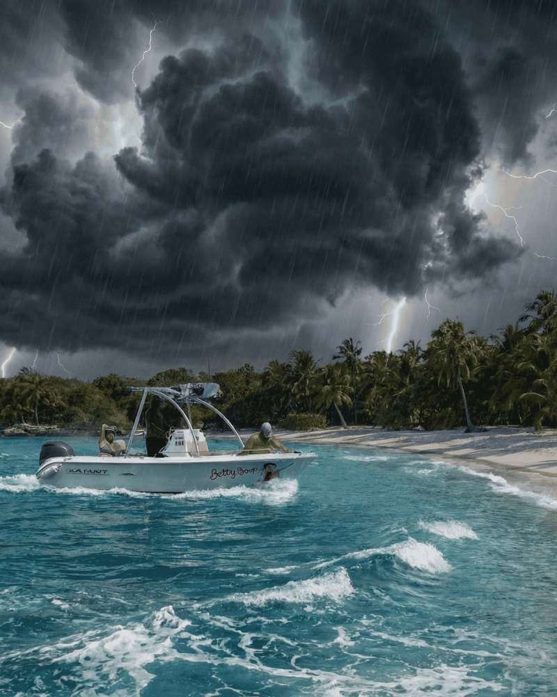 Bonaire Boat Rental boot huren bij slecht weer